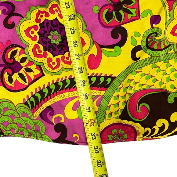 Molly New York Vibrant Multicolor Sleeveless Dress Size 2 - Picture 3 of 6